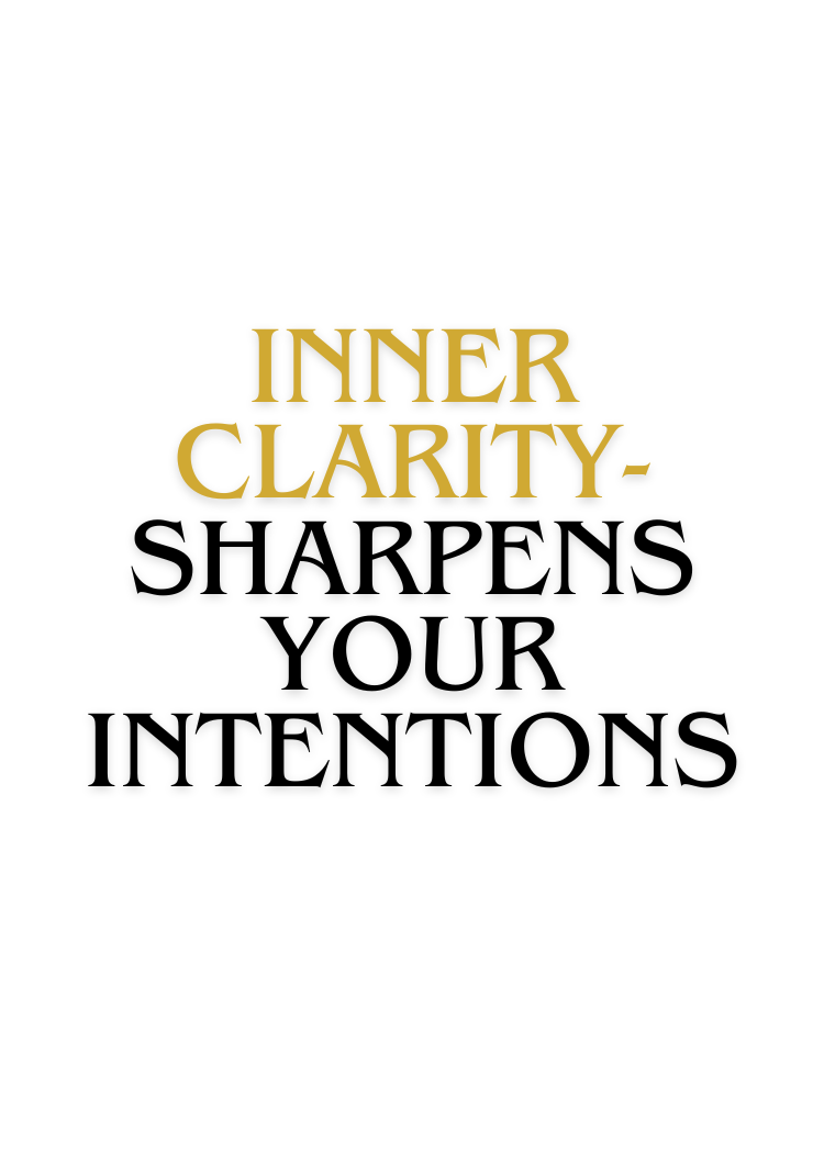 Card: Inner clarity sharpens your intentions